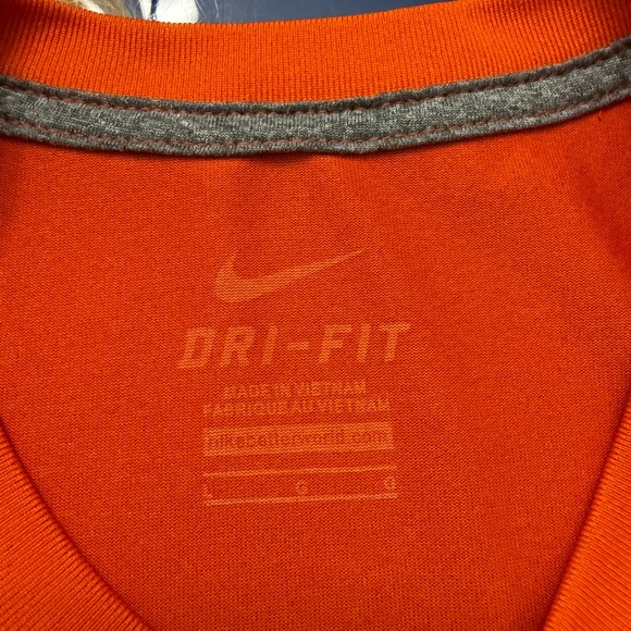 Nike Dri-Fit Florida Gators Football Shirt Orange Performance Tee Mens L - Picture 2 of 7